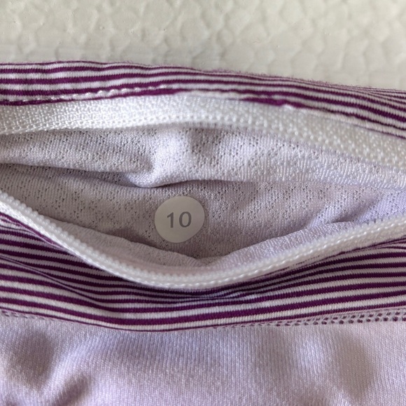 Lululemon Run Energy Athletic Purple Skirt Skort Size 10 - Picture 10 of 12